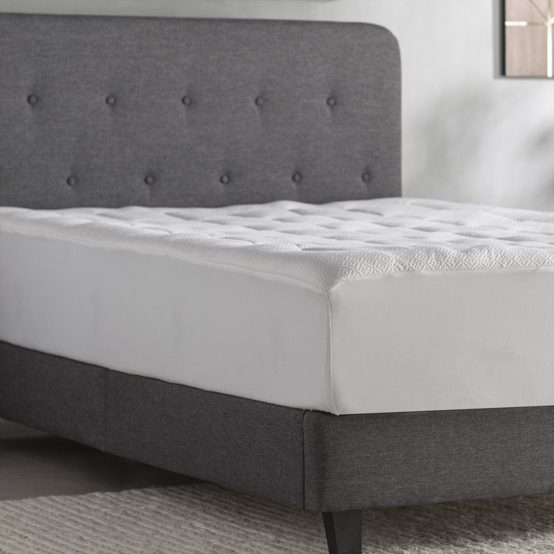 Protège-matelas en mousse viscoélastique en polyester, Très grand