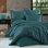 Ensemble de housse de couette 100% coton Ranforce, ensemble de literie de luxe 3 pièces avec fermeture. Housse de couette de couleur unie à très grand motif