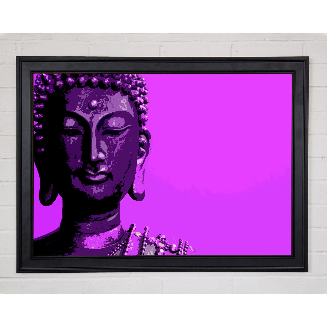 Buddha Popart Lila