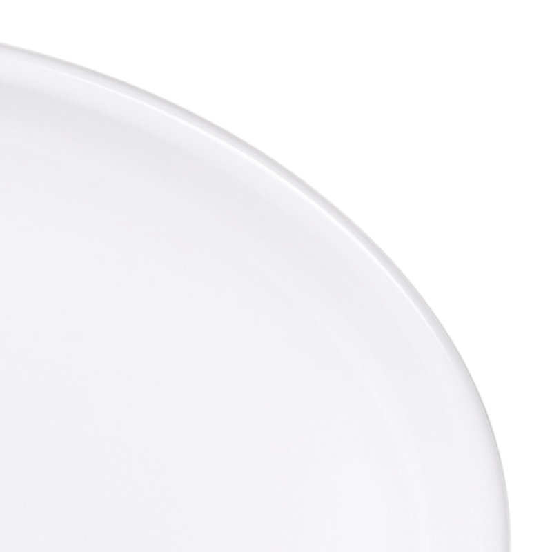 Plateau en mélamine, Blanc, H 2 po x l 16 po x P 12 po