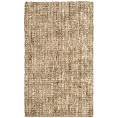Alda Natural Ivory Hand-Woven Jute Rug