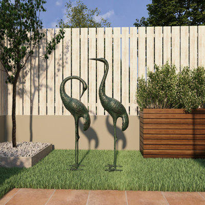 Ensemble de 2 grues de jardin en aluminium Crewe