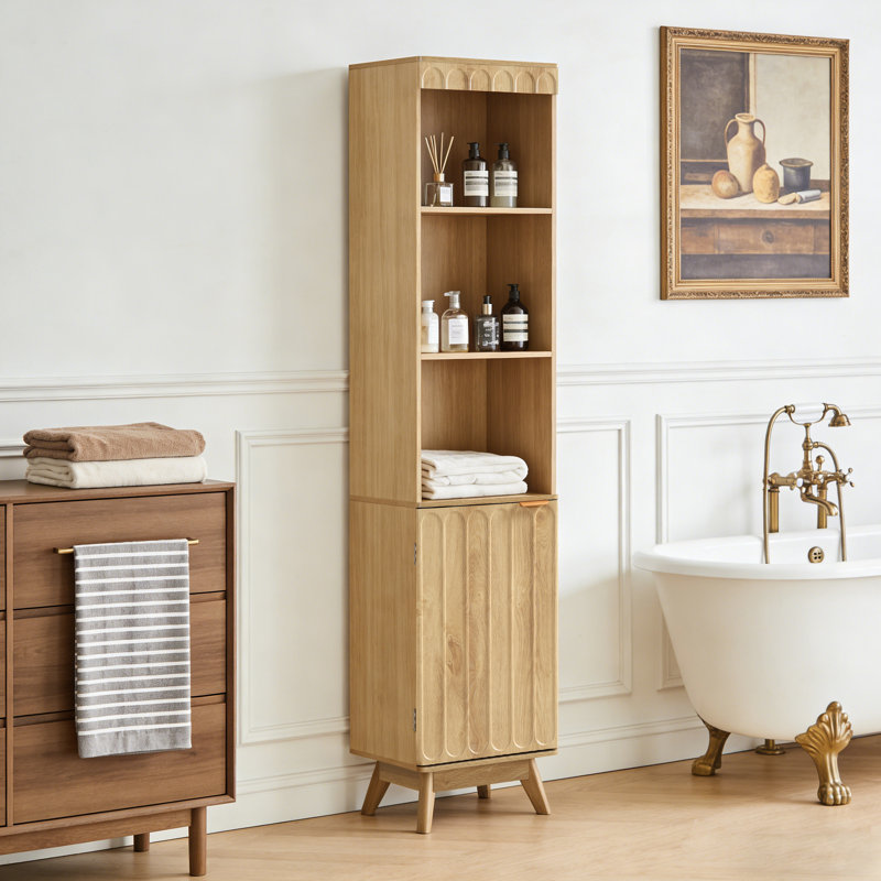 Armoire de salle de bain 70,9 ", Jaune