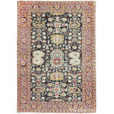 One-of-a-Kind Rectangle 4'3" X 5'8" Hand Knotted Area Rug