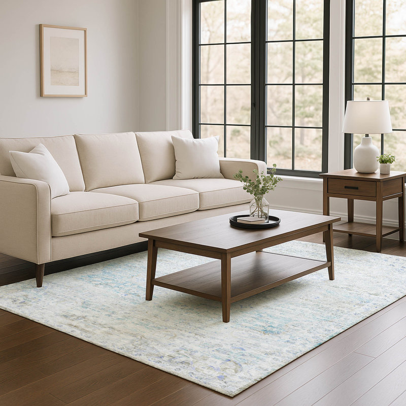 Premium Machine Washable Marasco AMF1636 Global Rug, Rectangle 3' x 5'