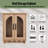 Multi-Functional Wood Wall Mounted Storage Cabinet With Hooks