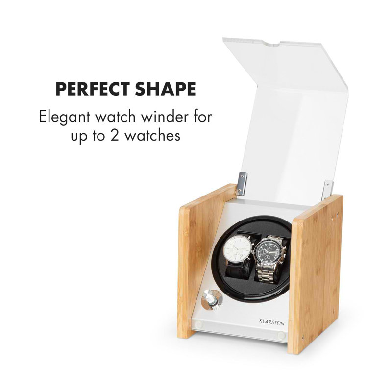 Wood Watch Box + Watch Winder