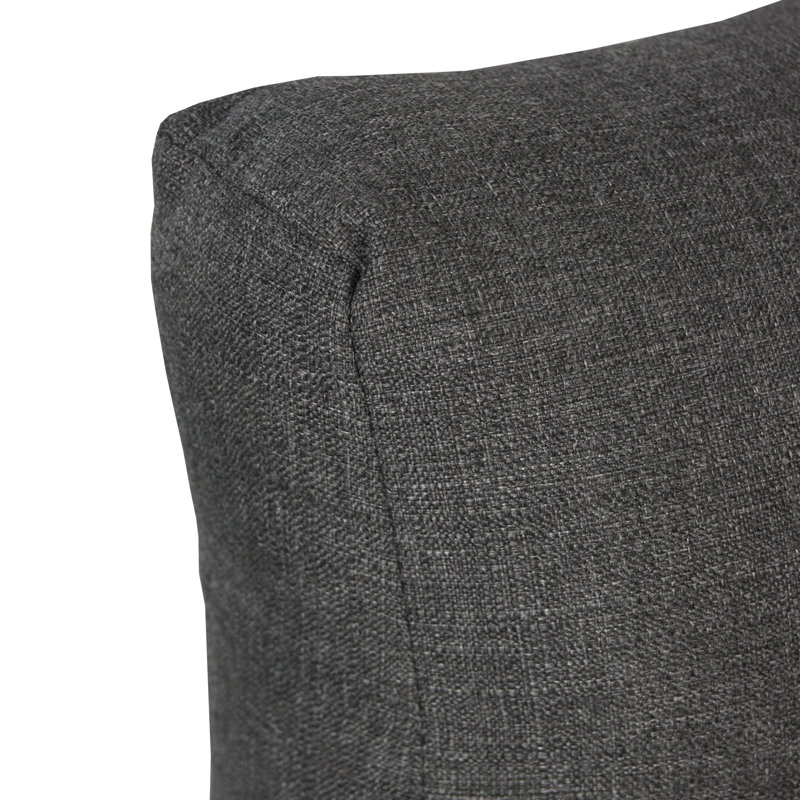 Ensemble de patio complet avec coussins 3 pièces Karriann, Gris foncé