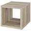 Table de bout carrée en bois d'ingénierie vieilli-514553750-514553746