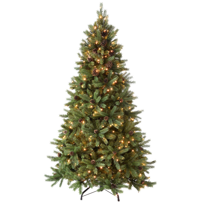 4.92' H Lighted Artificial Pine Christmas Tree