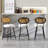 Counter Stool With Rattan Back-794839538