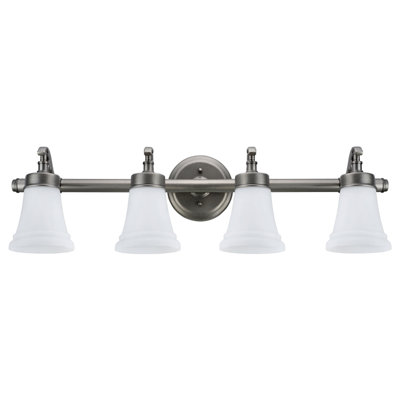 Éclairage pour meuble-lavabo 4 lumières en métal Farrwood