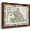 Border Map of England & Wales, reproduction d'art sur toile-1329812433-1329812437