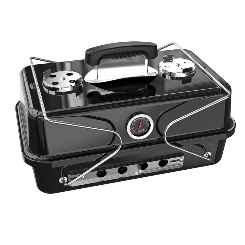  Portable BBQ Charcoal Grill With Foldable Legs Ideal For Camping & Travel