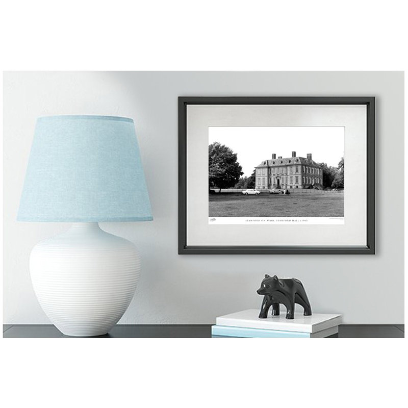 Stanford On Avon, Stanford Hall C1965 - Single Picture Frame Print, 60cm H x 80cm W x 2.3cm D