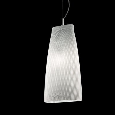 Seppia 1 - Light Dark Steel Cone Pendant