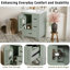 Meuble-lavabo autoportant moderne de 24 po avec cadre en bois massif, lavabo en céramique et rangement à 3 tiroirs-41542702