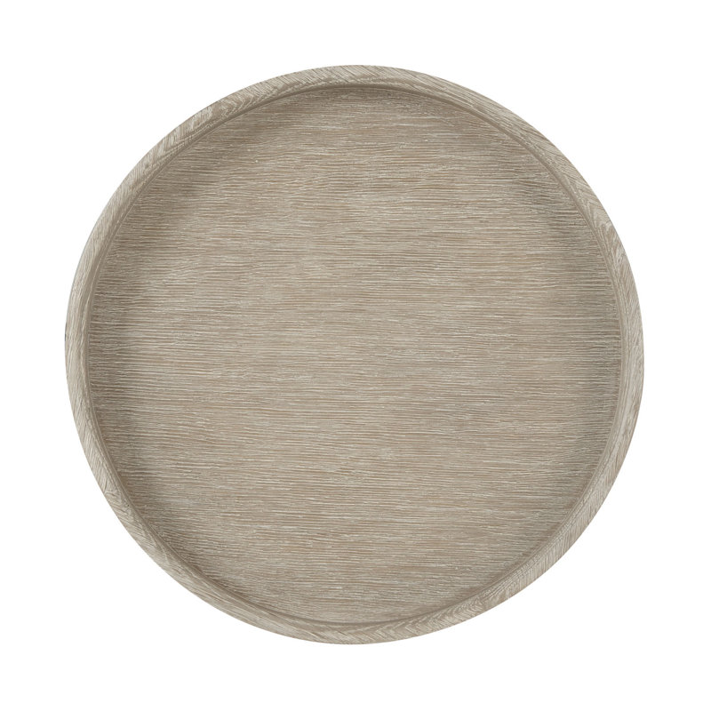 Repose Solid Wood End Table, Gray Oak, 22" H x 24.25" W x 24.25" D