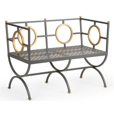Banc en métal circle