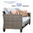 Viani 7 - Person Patio Conversation Set with Cushions-543194359
