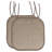 Cameron Memory Foam No Slip Back 16" x 16" Chair Pad Cushion with Ties-1230411941-1258424310