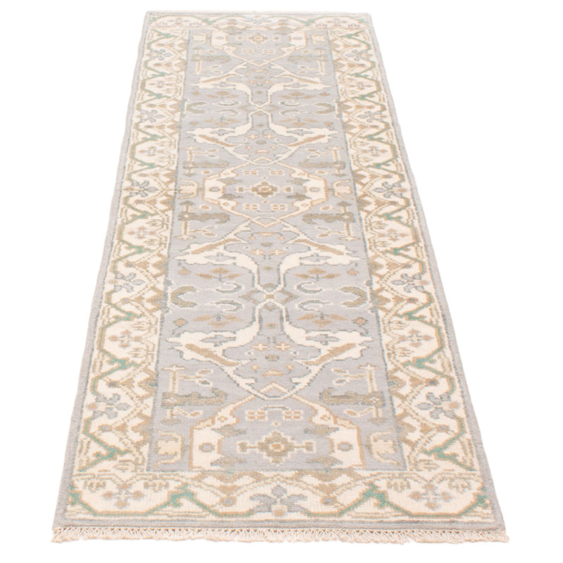 Tapis unique gris clair de 2 pi 6 po x 7 pi 11 po Calhoune
