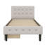 Lit plateforme simple tapissier avec 2 tiroirs-1046420134