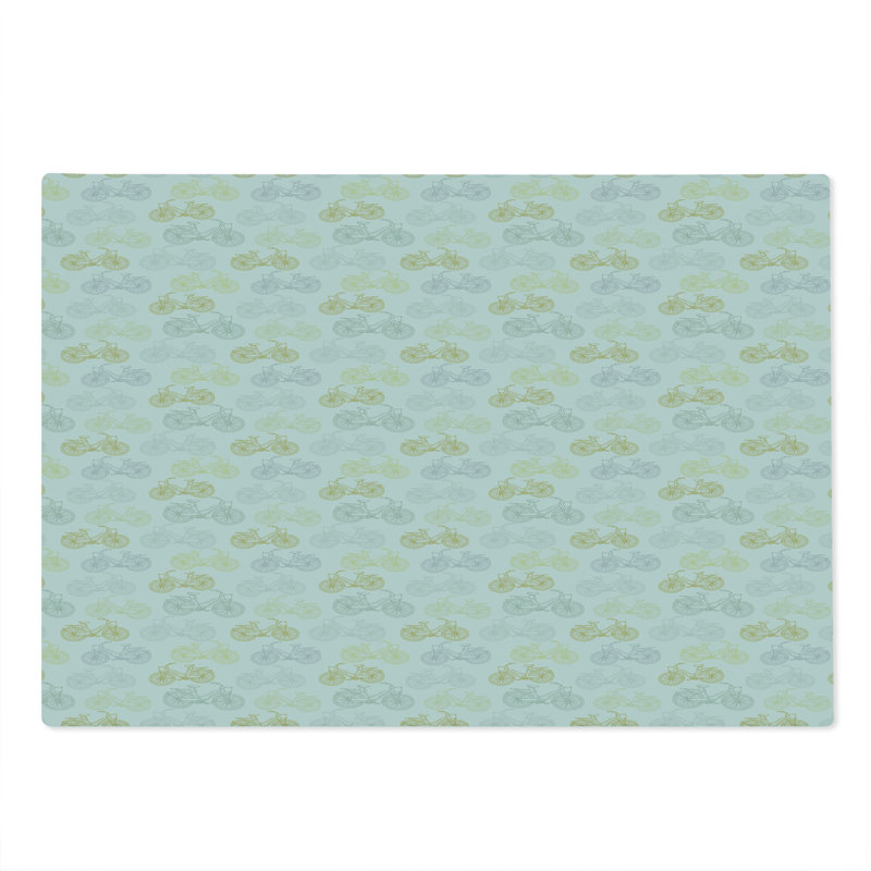 Planche à découper Ambesonne grande taille pastel rétro classique cadet bleu chameau
