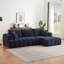 Canapé modulaire surdimensionné en L Chenille-1181716025-1181716031