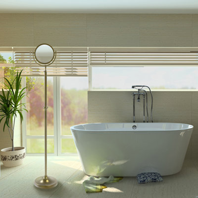 Gober Metal Floor Mirror