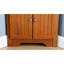 4 unités de coin de 72 po - Maximisez votre espace intérieur Poignées en métal de conception américaine en chêne pour armoire de rangement 8 portes