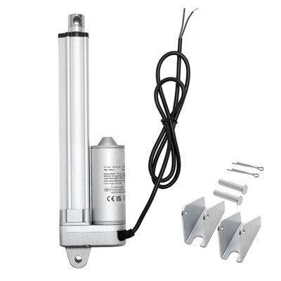 Heavy Duty 12V Linear Actuator - 6 Inch Stroke, IP65 Waterproof Electric Motor for Outdoor Automation
