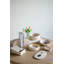 Bol décoratif en marbre crème avec rebords surélevés D9.5X4.5 "