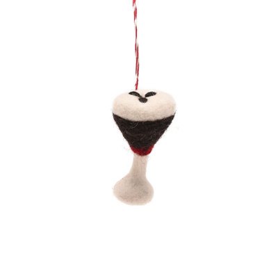 12 cm Abstract Felt Shatterproof Hanging Figurine Ornament