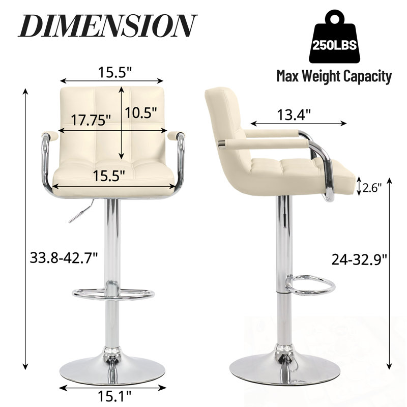 Height adjustable Huffine with footrest