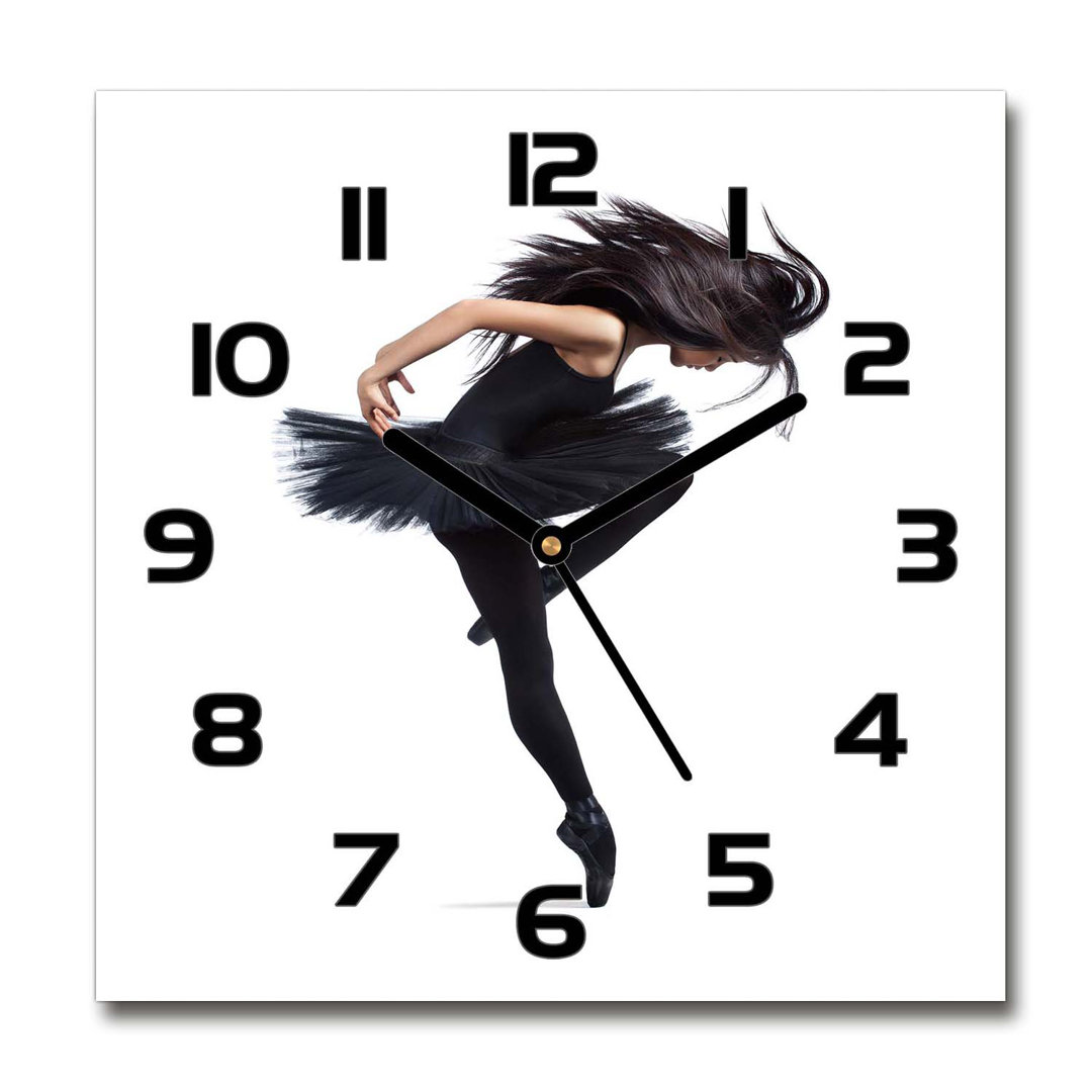 Analoge Wanduhr Ballerina 60 cm Geräuschlos