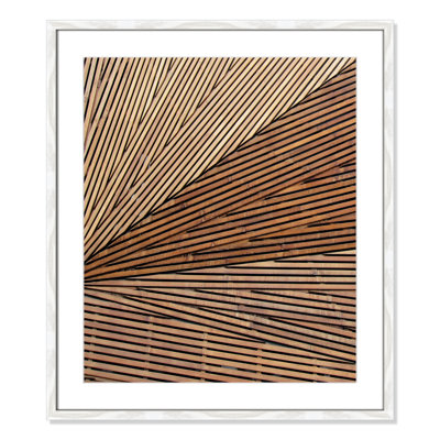 Fayette "Geometric Wood Panel 1" Print
