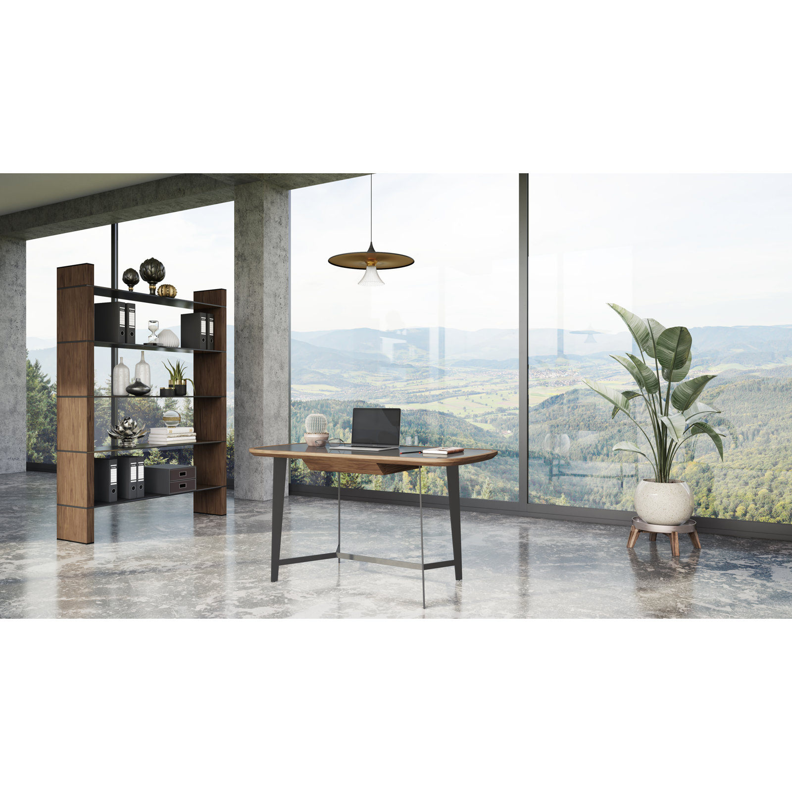 Alexis Wide Bookcase