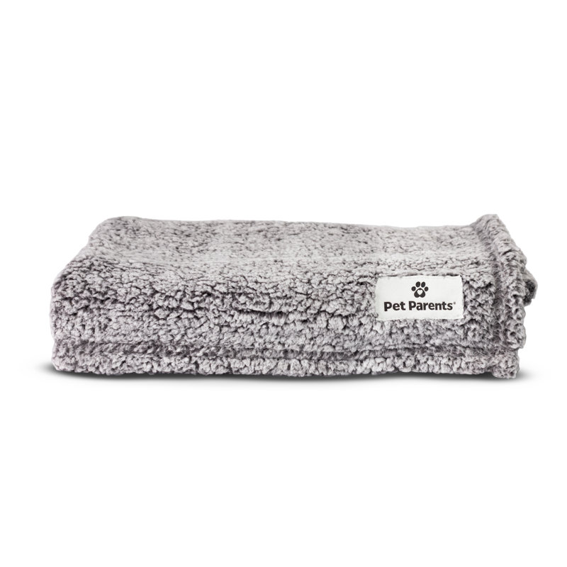 Slate Reversible Sherpup Pet Blanket, 24"x32"