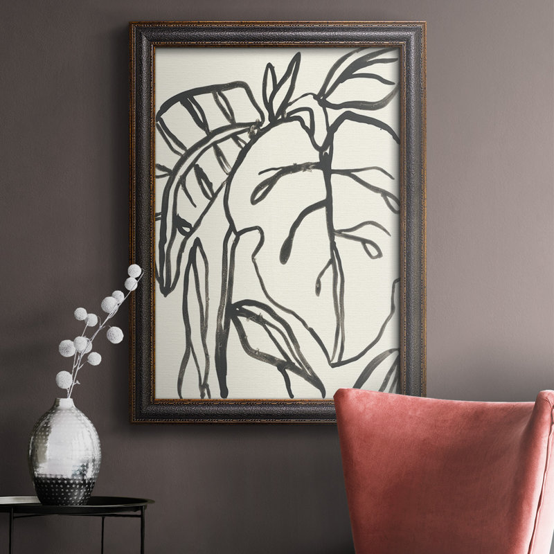 Tropical Contour I - reproduction d'art sur toile, H 27 po x l 18 po x P 2,5 po