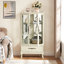 Vitrine Curio avec tablettes réglables et intérieur éclairé