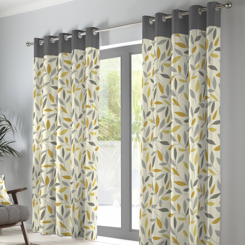 Sheer Curtain Pair, Width 168 x Drop 137 cm, Grey
