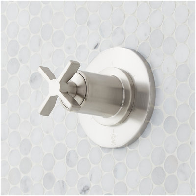 Vassor In-Wall Shower Diverter Trim and 3/4" Rough-In Valve - Chrome