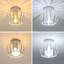 Vintage Semi Flush Mount Ceiling Light Fixture-546665542