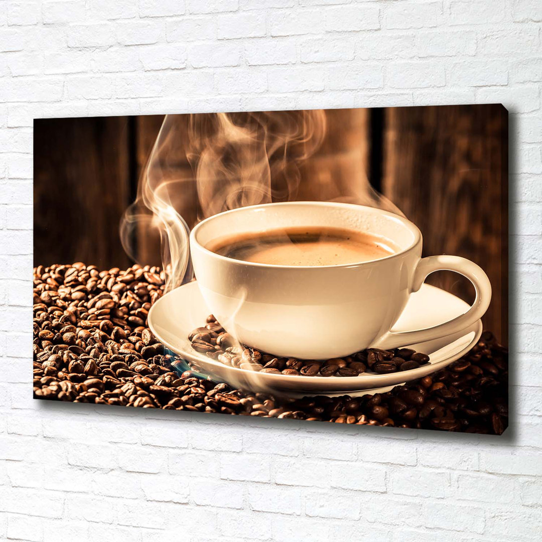 Aromatischer Kaffee - Kunstdrucke auf Leinwand - Wrapped Canvas