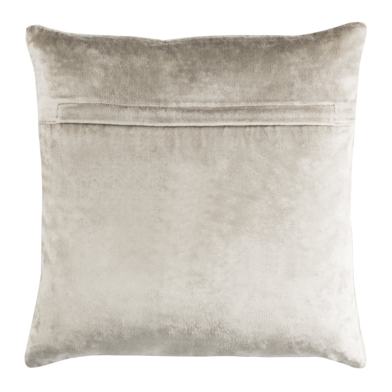 Kavanaugh Square Pillow Cover and Insert, Beige/Gold