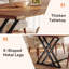 Dining Table with Steel Base