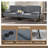 Cashten Single 65'' Upholstered Convertible Sofa-215414783