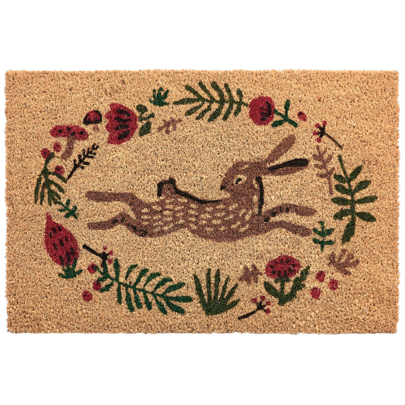 ANGONO Non-Slip Animal Print Doormat