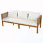 Ensemble de conversation de patio 3 places avec canapé et table basse-133491200